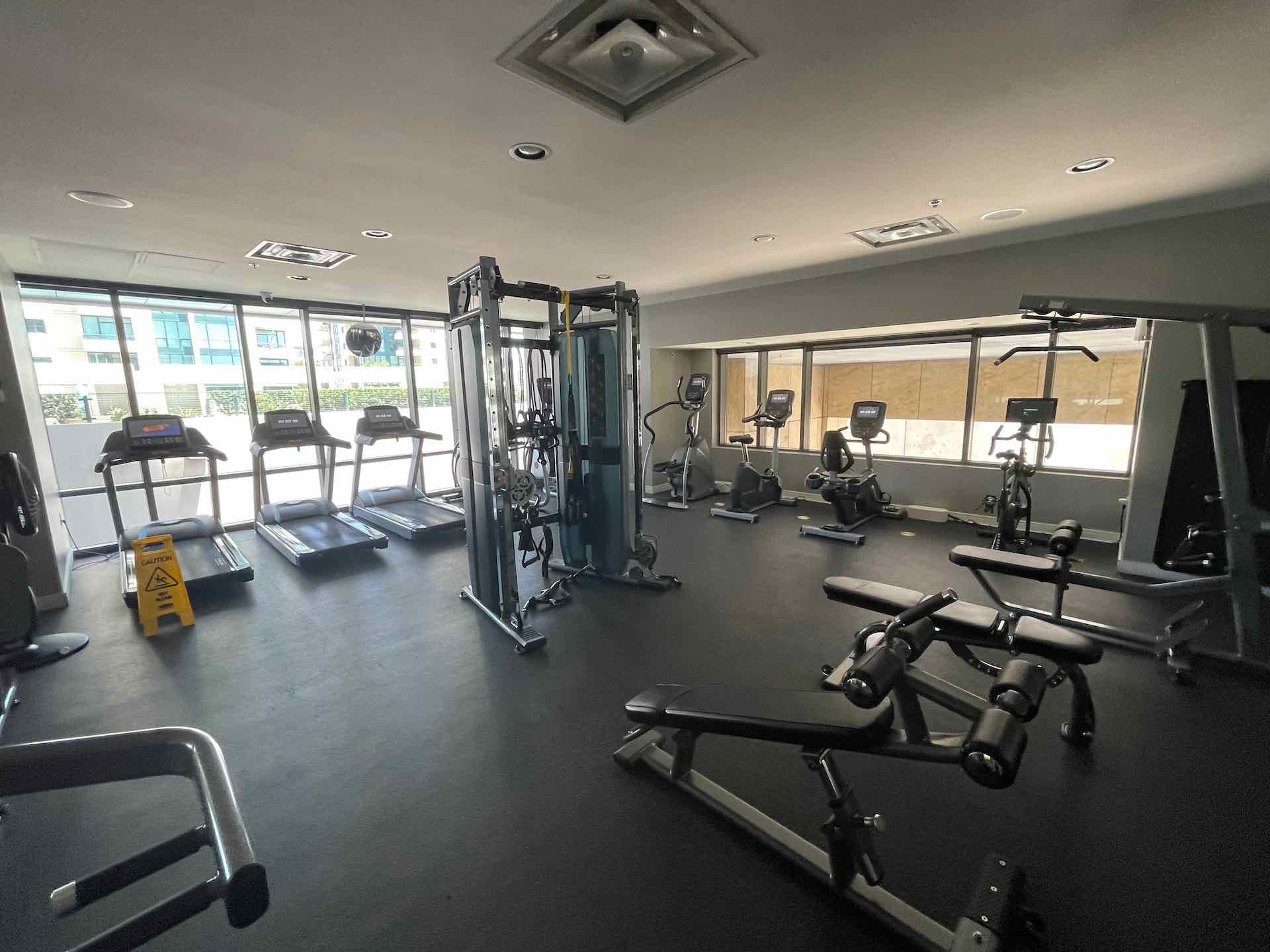 Fitness center at The Pinnacle San Diego