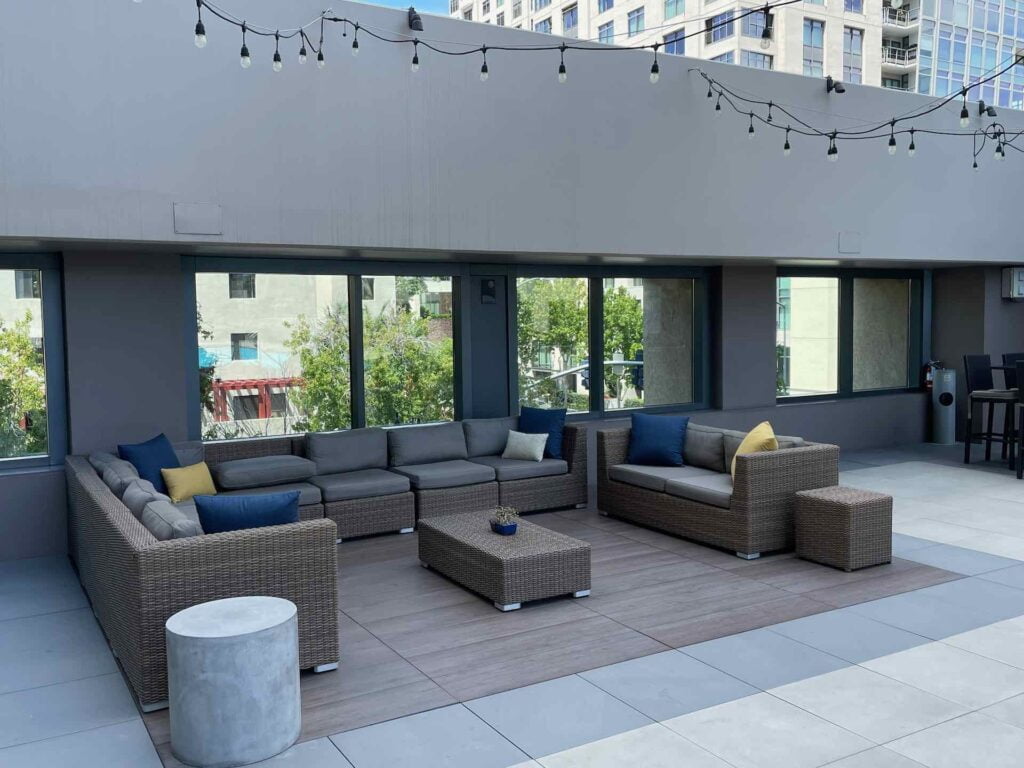 Outdoor Lounging Area Outdoor lounge seating area