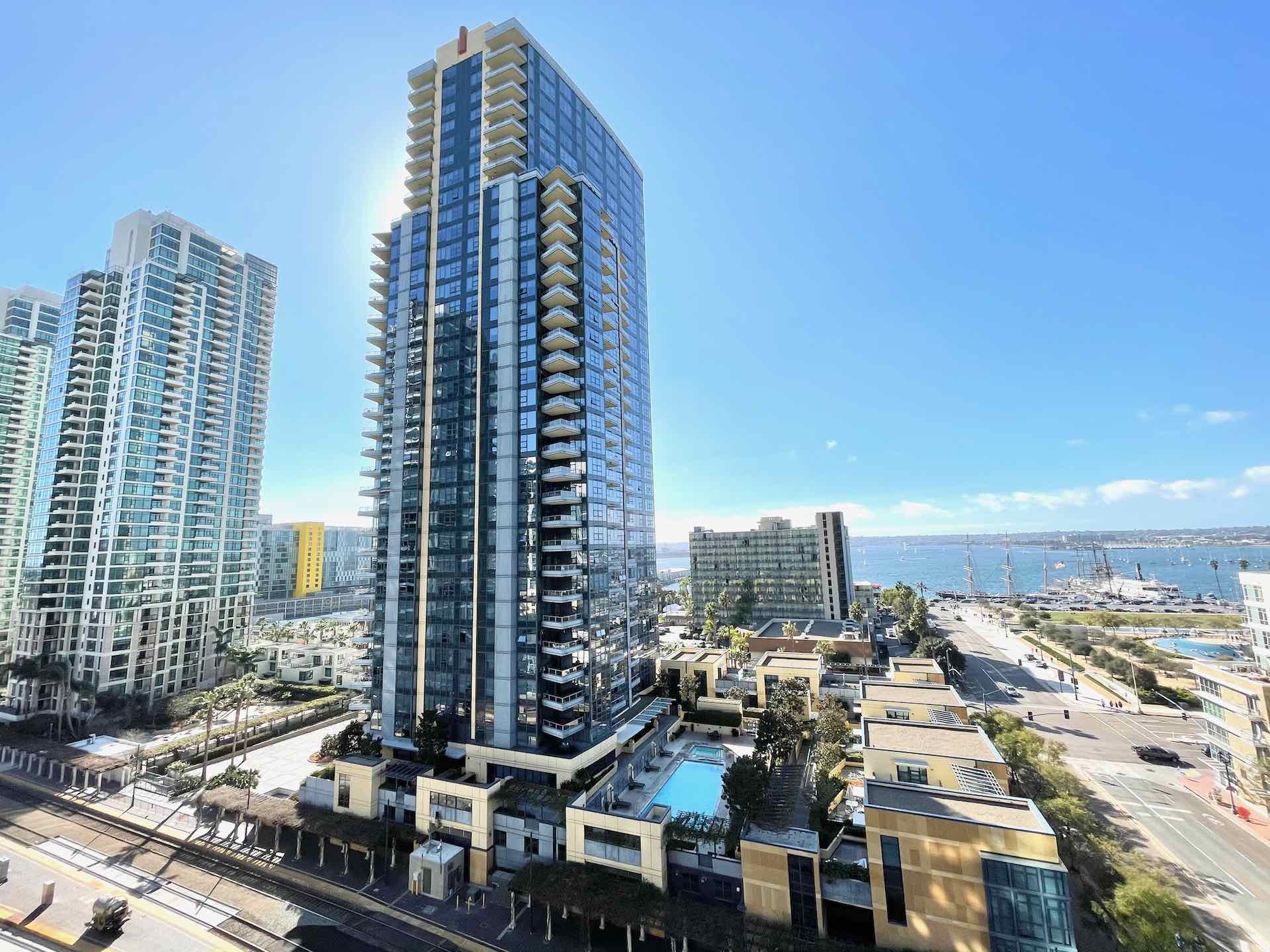 Bayside condos in the Columbia District of downtown San Diego