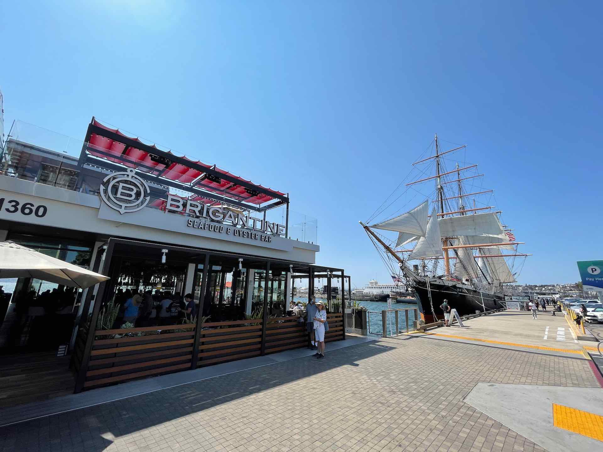 Upscale restaurant in San Diego's downtown Waterfront