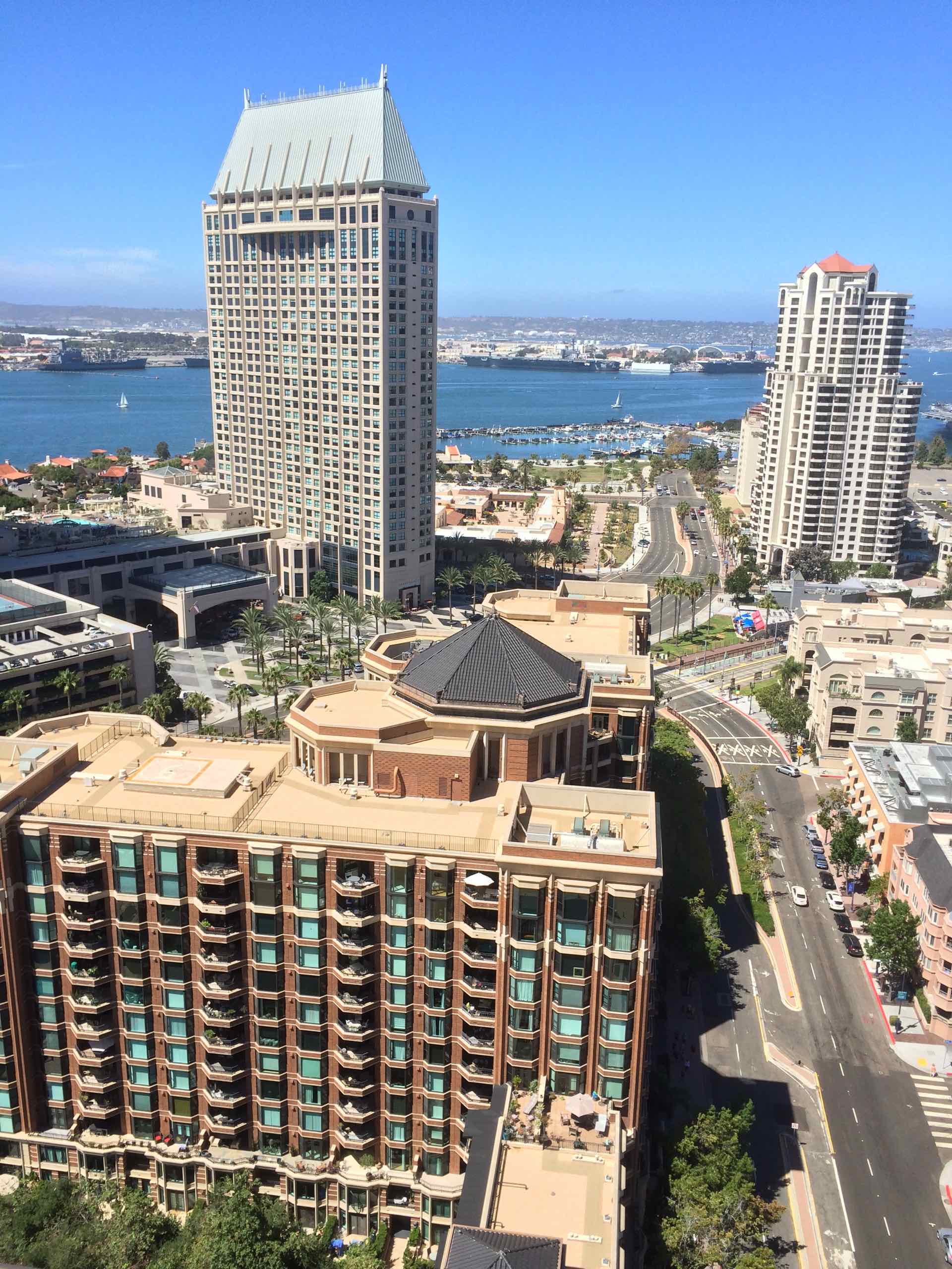 500 west harbor drive condo building in downtown San Diego