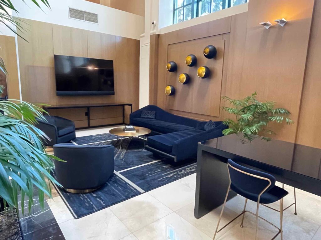 Community Lounge TV Lounge area with flat screen tv