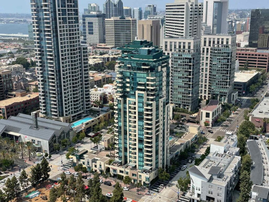 Downtown San Diego Horizons Condo Tower Horizons Towers in the Marina District of Downtown San Diego