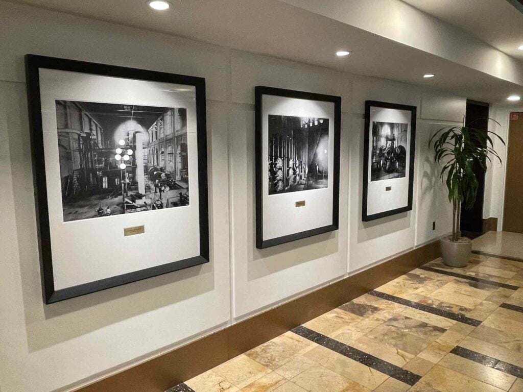 Electra SD Artwork decoration in hallways