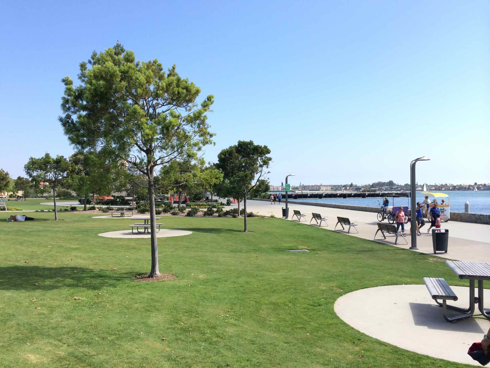Ruocco Park in downtown San Diego Marina Neighborhood