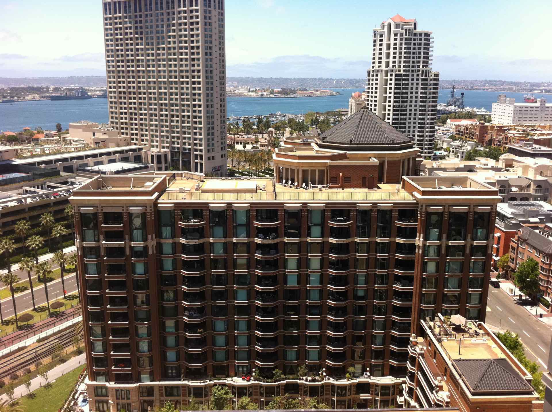 Cityfront Terrace building located at 500 West Harbor Drive in San Diego