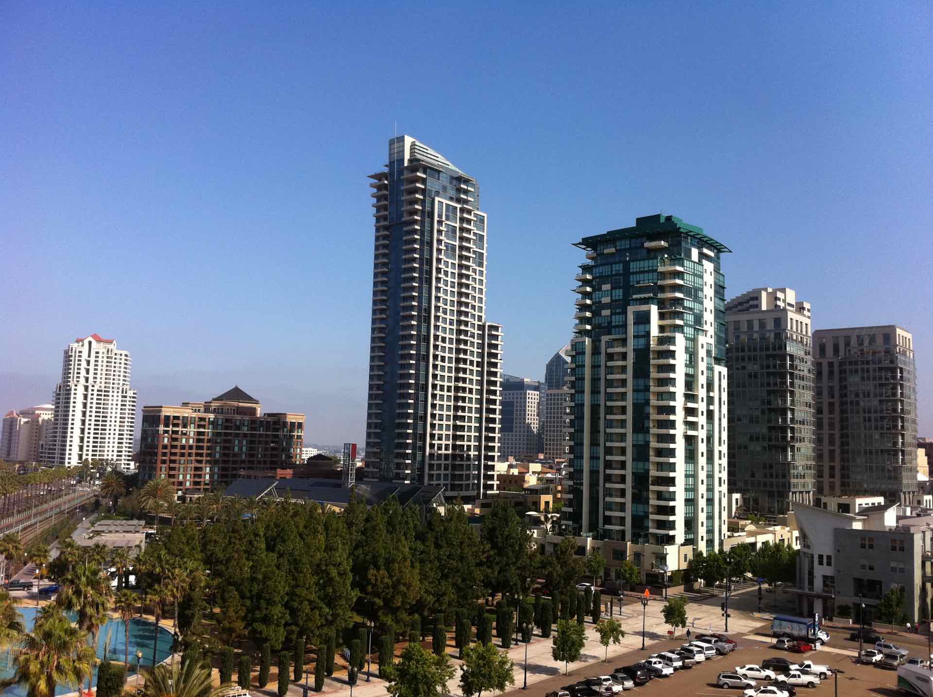Downtown San Diego Marina District Condominium Buildings