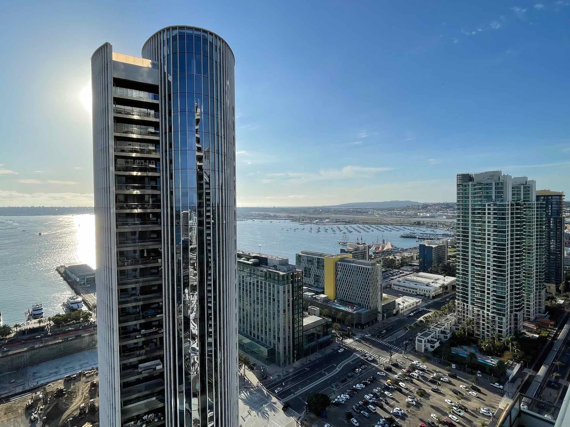 Pacific Gate condo tower in downtown San Diego Columbia District