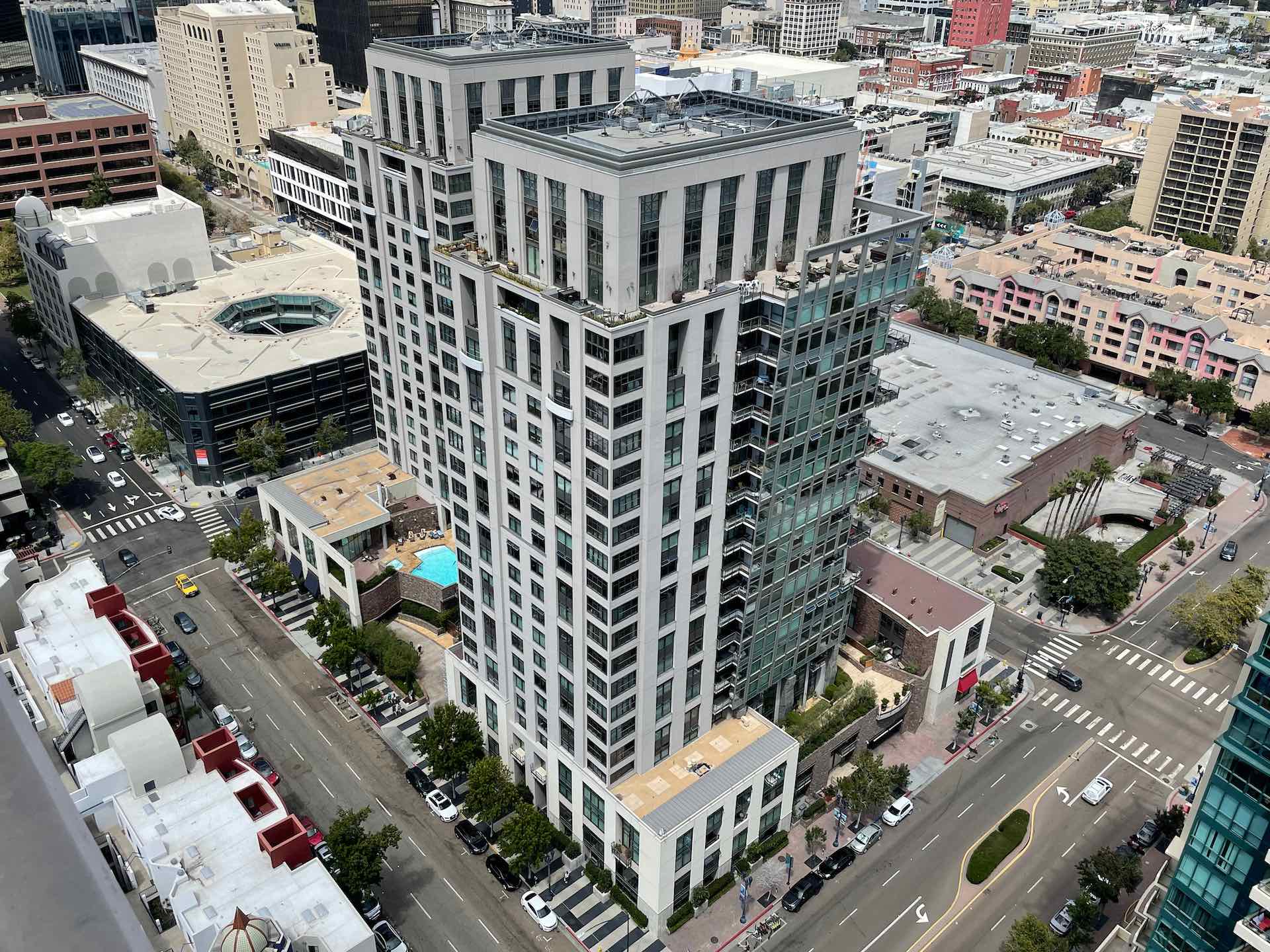 Renaissance condominium building in downtown San Diego