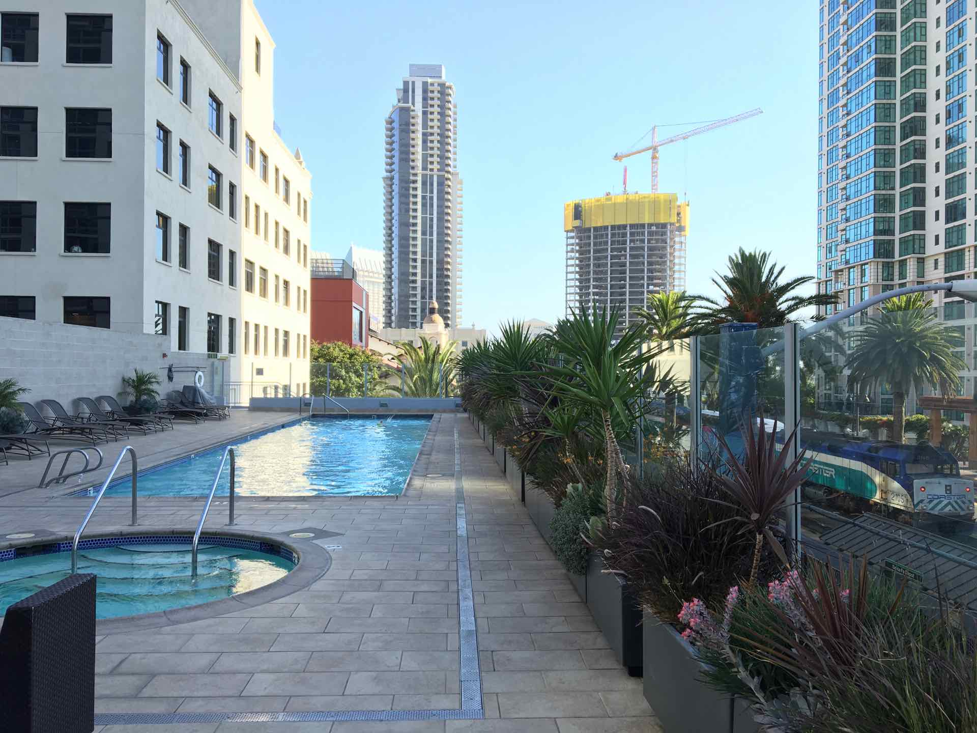 Pool Deck at Sapphire Tower