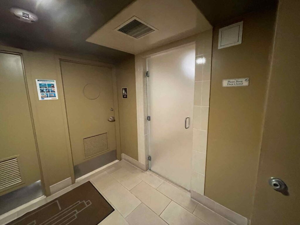 Sauna and Steam sauna and steam room next to gym