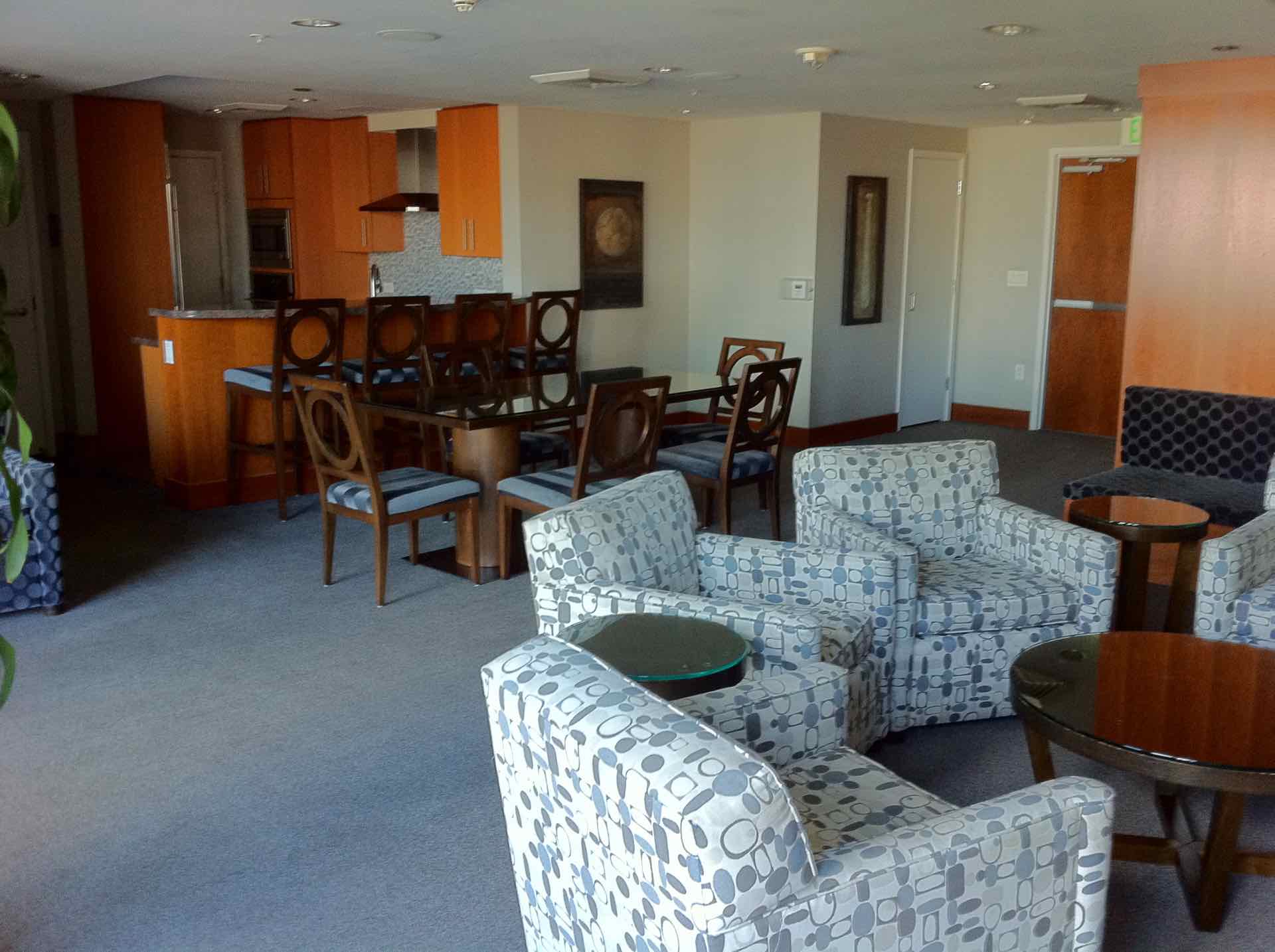 Community Lounge at The Legend condo building