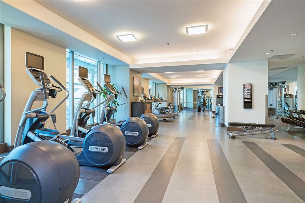 Fitness Center at downtown San Diego high rise