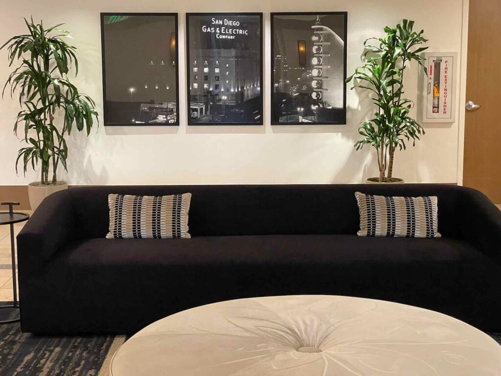 Waiting Area Elegant decor throughout the building as depicted on this seating area