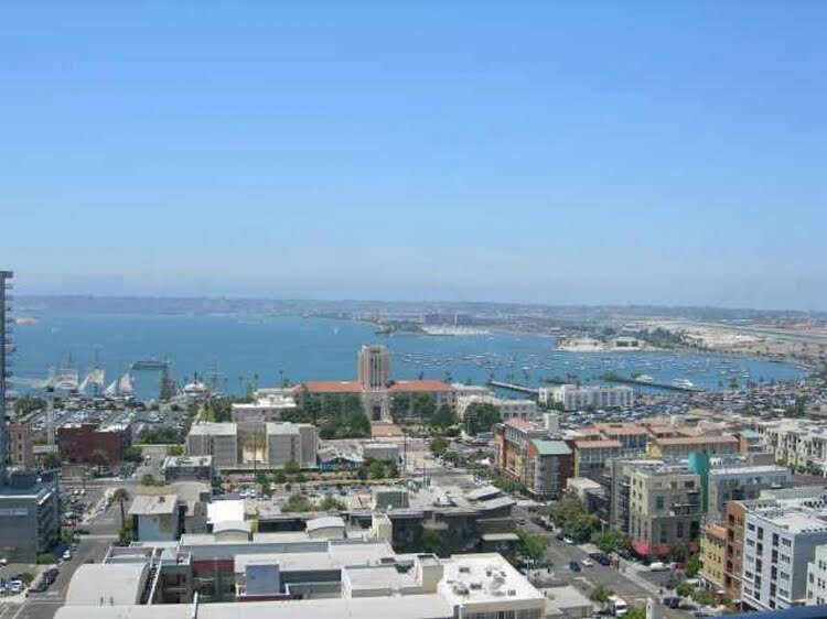 Views towards the San Diego Bay