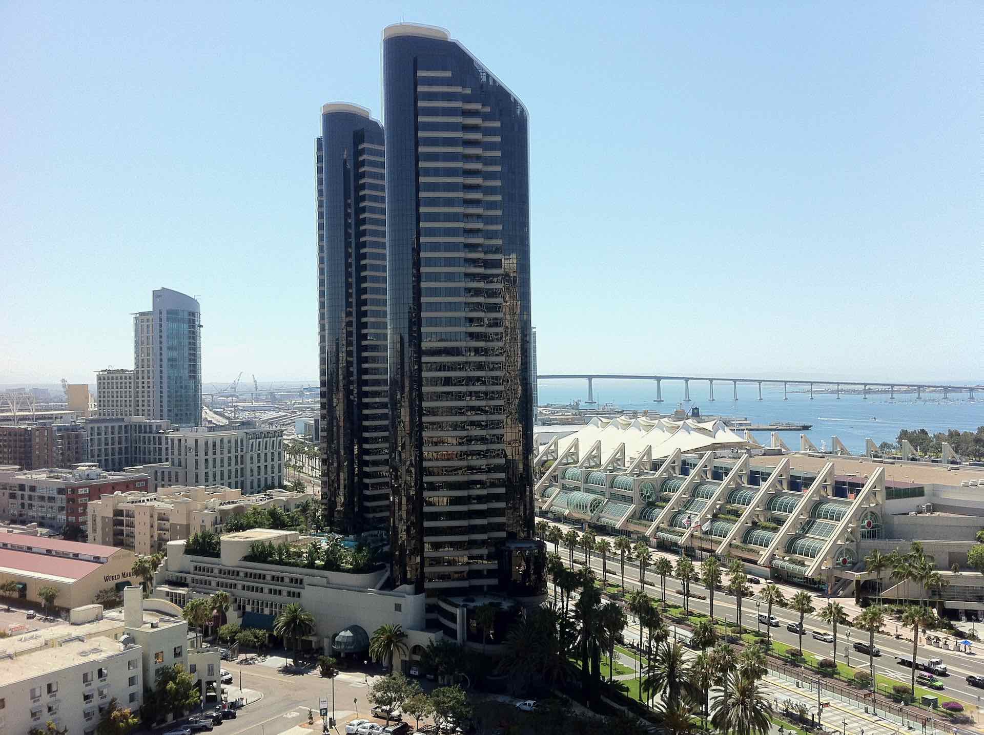 Harbor Club condominium complex in San Diego