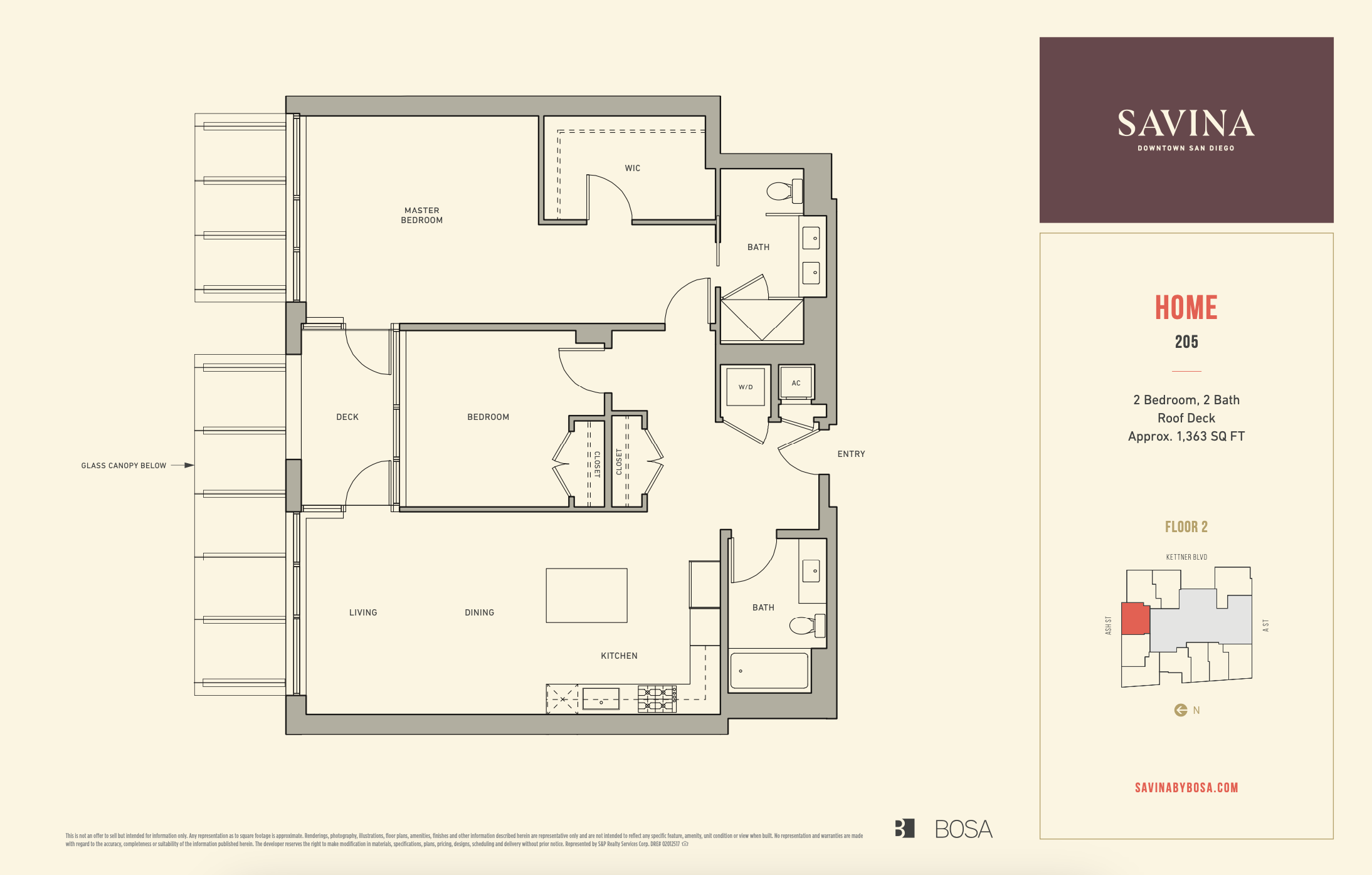 Savina Residence 205 Floor Plan