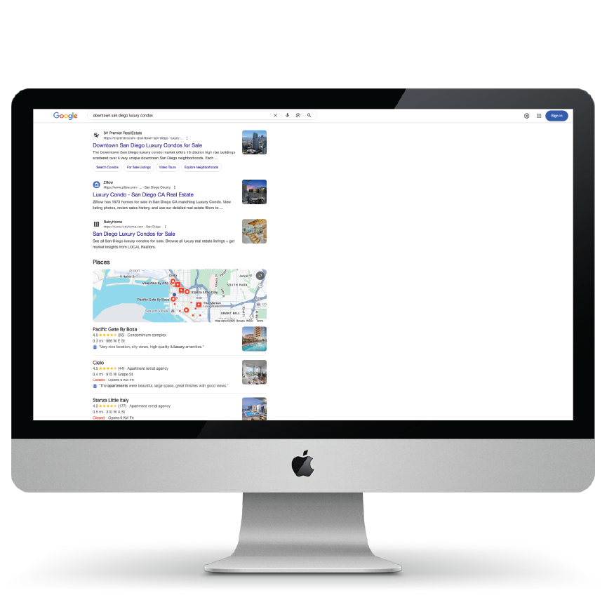 san diego real estate search engine optimization