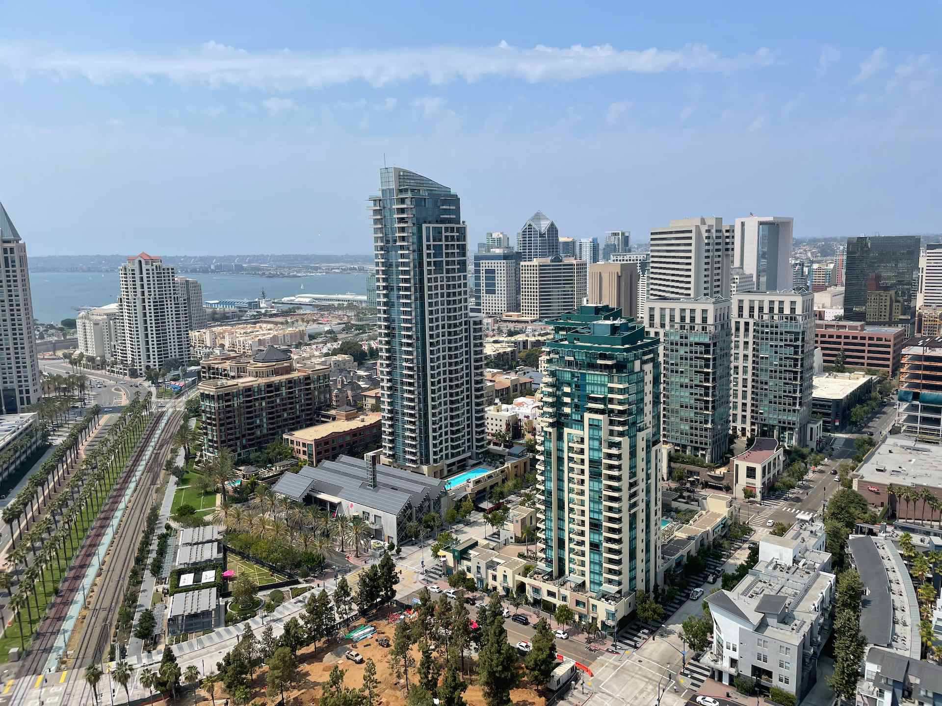 real estate skyline in San Diego